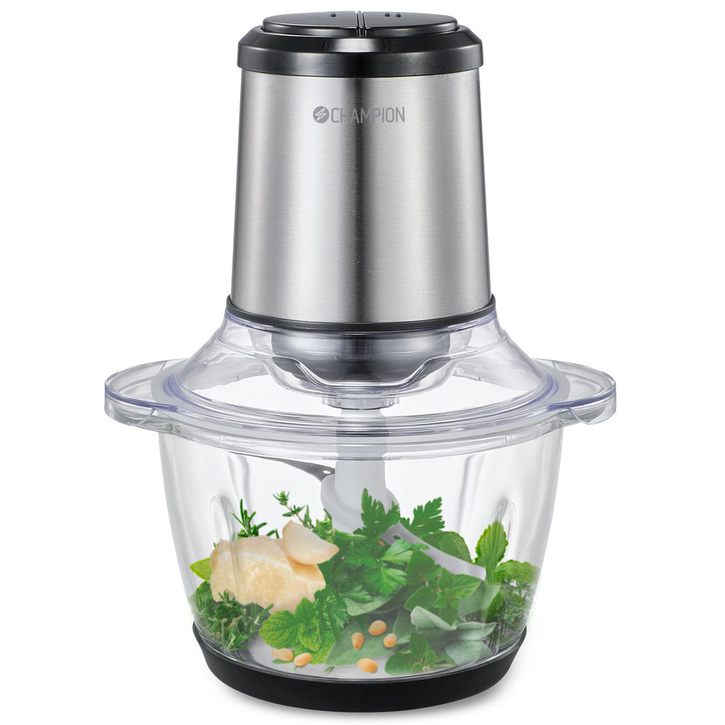 Mini Chopper 1,2L 400W Glasskål MC310 Rostfri Champion
