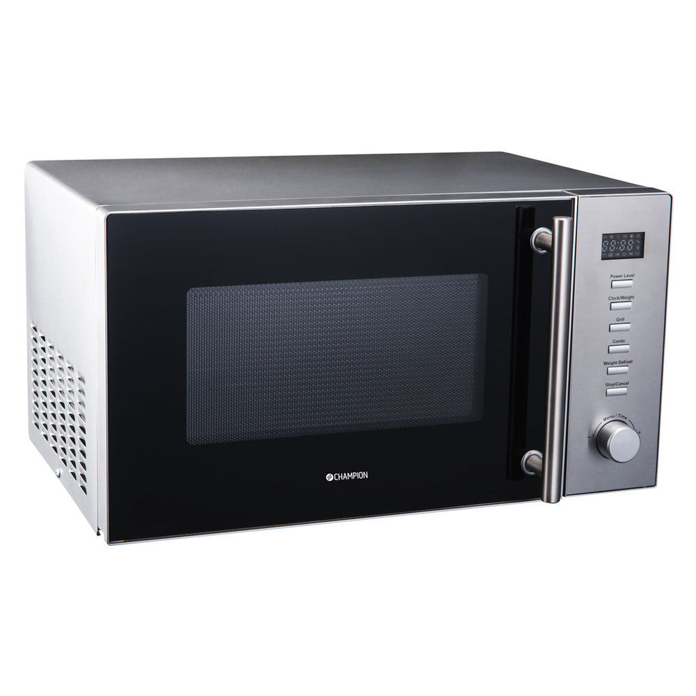 Mikrovågsugn Pro 23L 900W MW135 Rostfri Champion