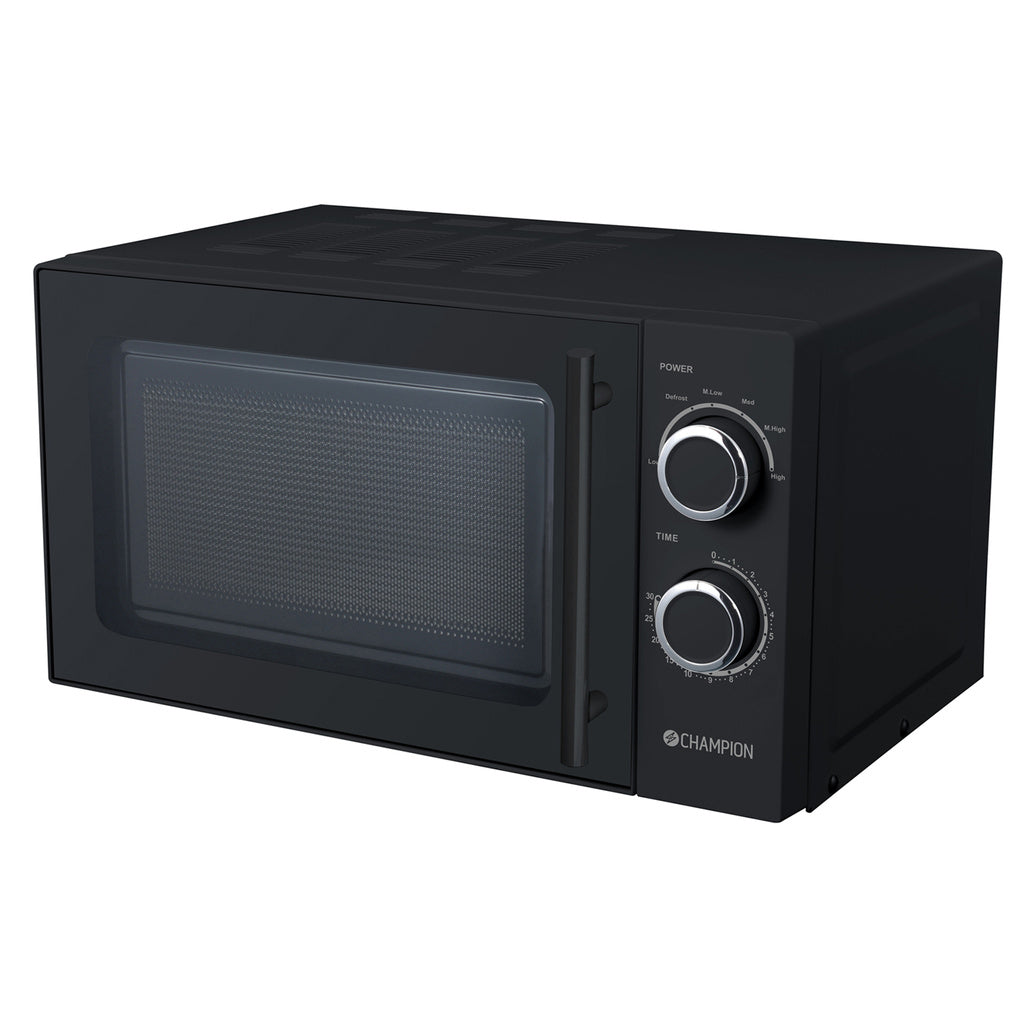 Mikrovågsugn 20L 700W MW211 Svart Champion