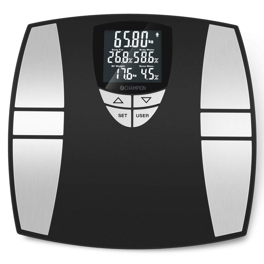 Personvåg Body Fat PV310 Svart/Silver Champion