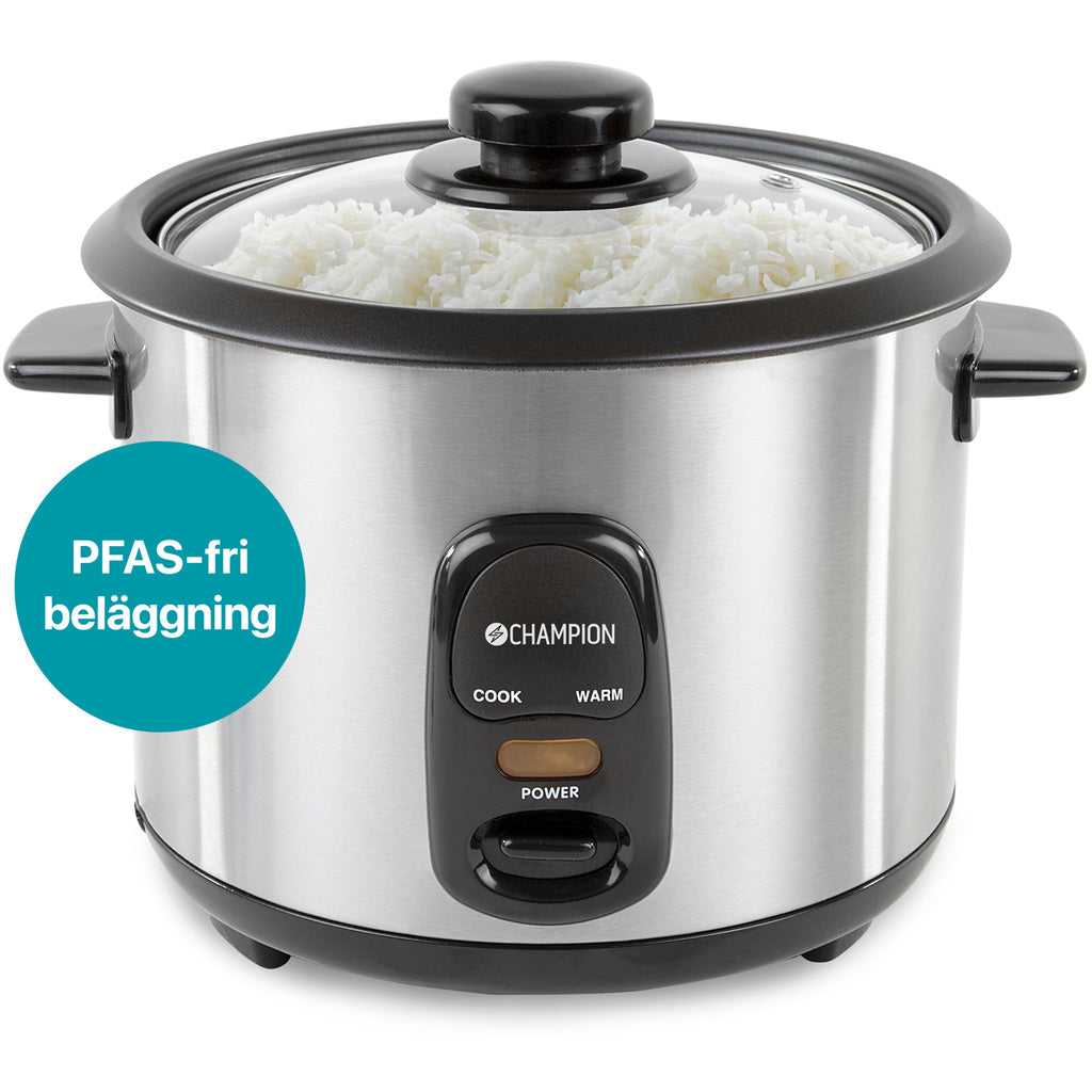 Riskokare Ceramic 1,5L 500W RK500 Rostfri Champion