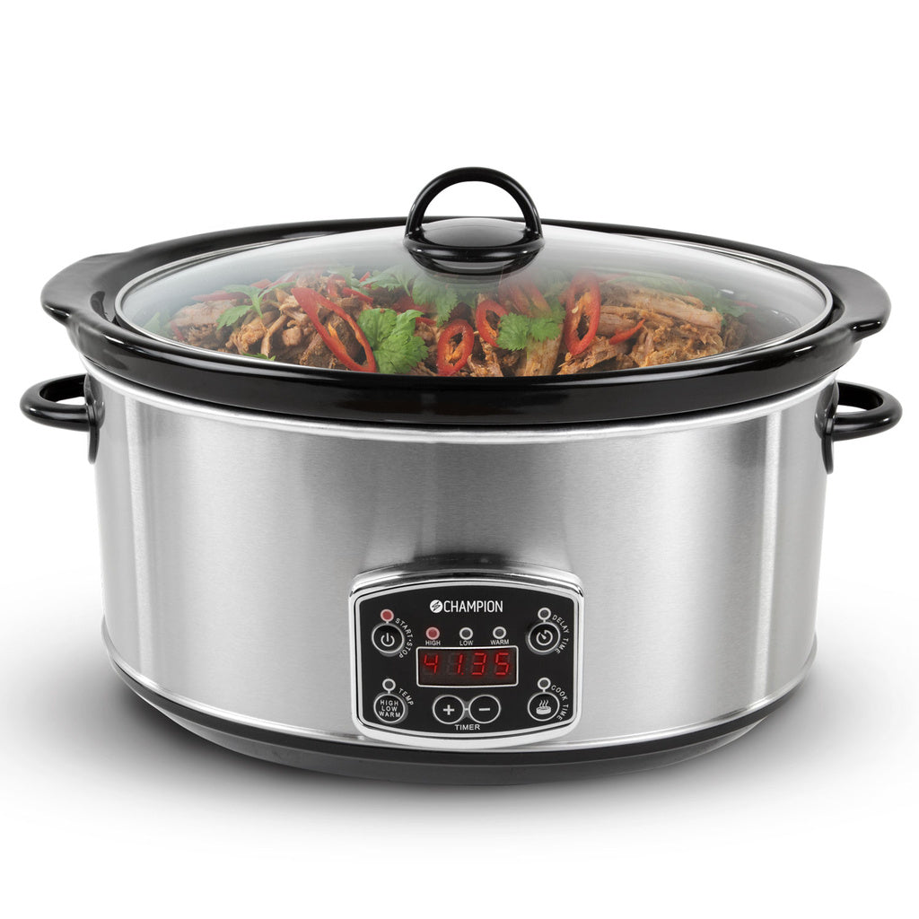 Slowcooker 4,5L 280W SC110 Rostfri Champion