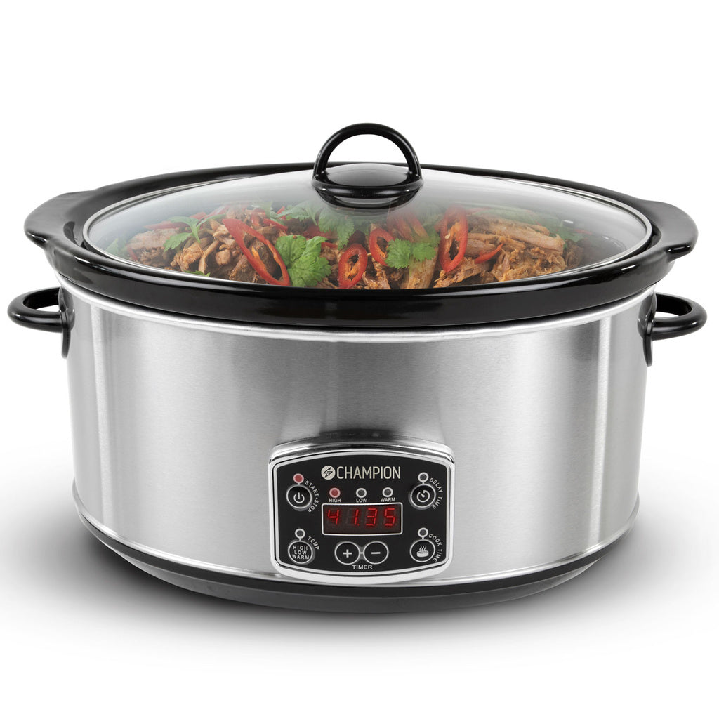 Slowcooker 6,5L 320W SC210 Rostfri Champion