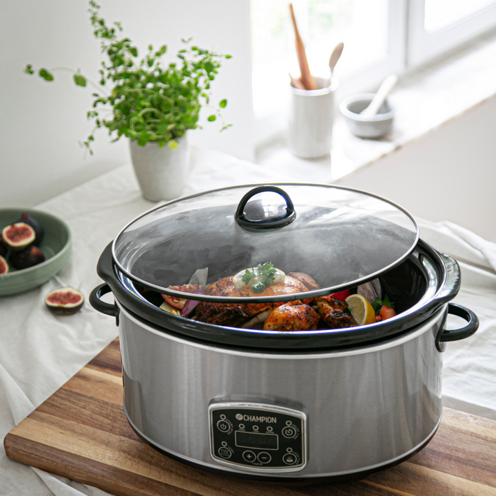 Slowcooker 6,5L 320W SC210 Rostfri Champion