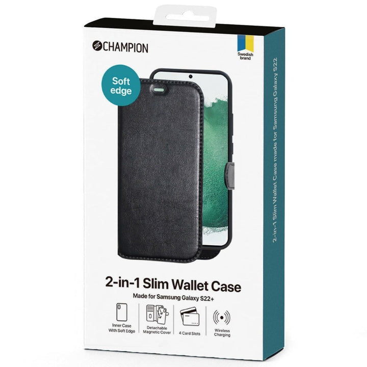 2-in-1 Slim Wallet Galaxy S22+ Champion