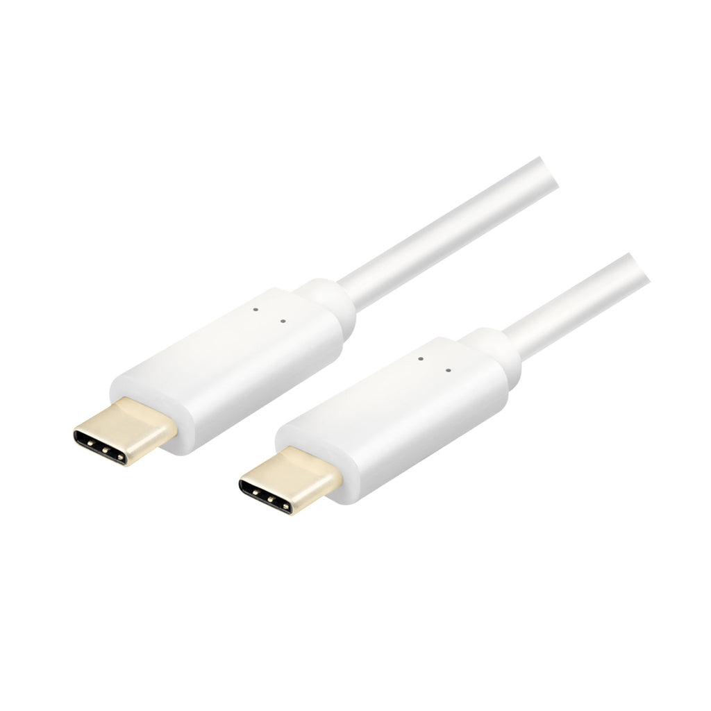 USB-C - USB-C-kabel USB 3.2 Gen2x1 60W 1m Vit LogiLink