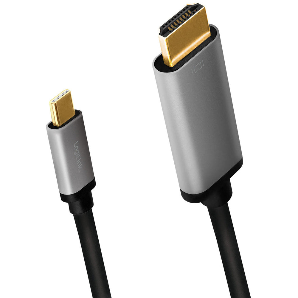 USB-C -> HDMI 4K/60Hz Aluminium 1,8m LogiLink