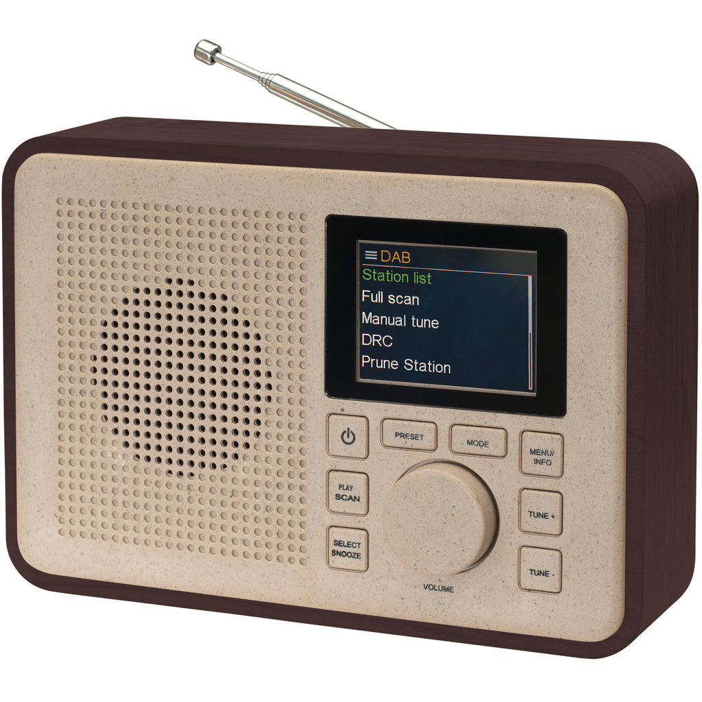 DAB+&FM-Radio Delvis gjord av Bioplast Denver
