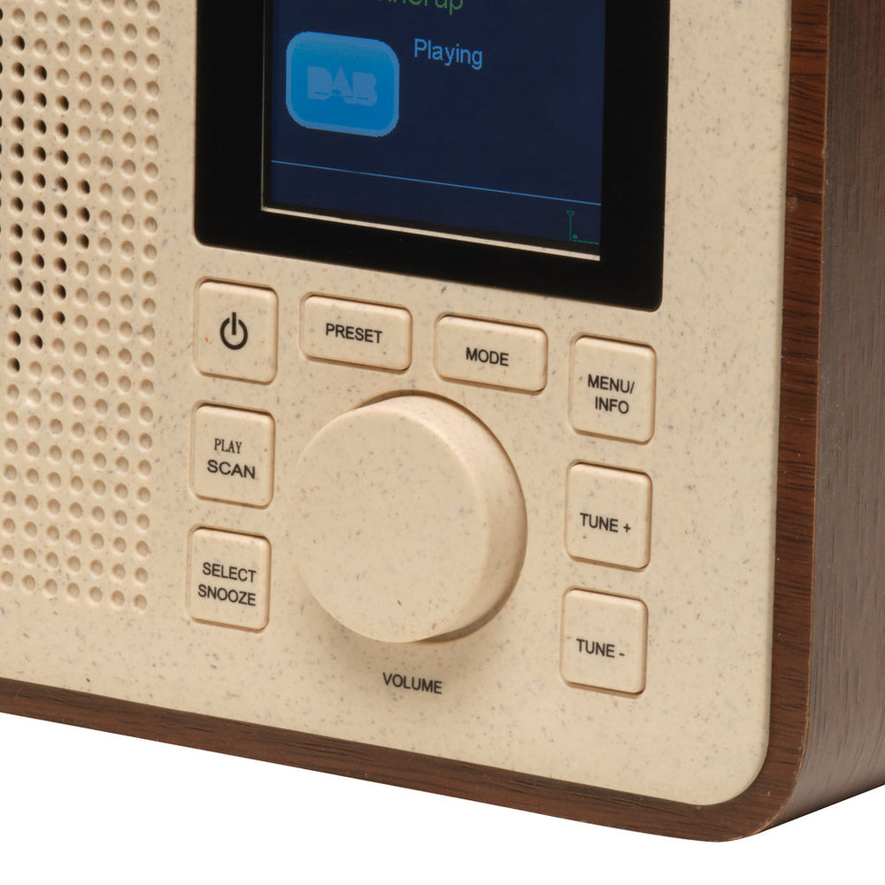 DAB+&FM-Radio Delvis gjord av Bioplast Denver