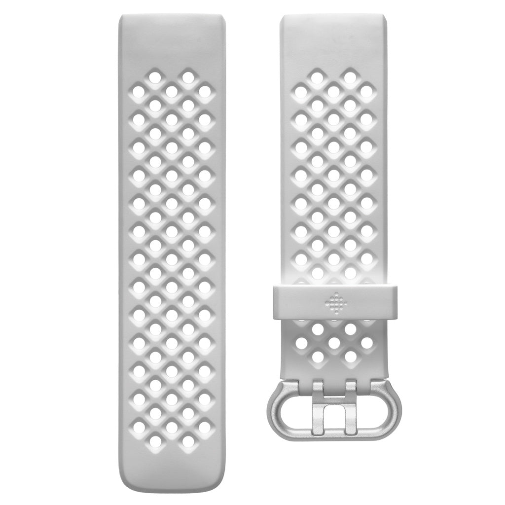 Charge 4/Charge 3 Sportarmband White (L) Fitbit