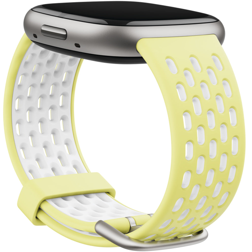 Versa 3/4,Sense/2 Sprtbnd Glow Up/Frost Wht L Fitbit