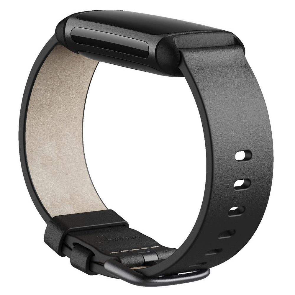 Charge 5/6 Leather Band Black (S) Fitbit