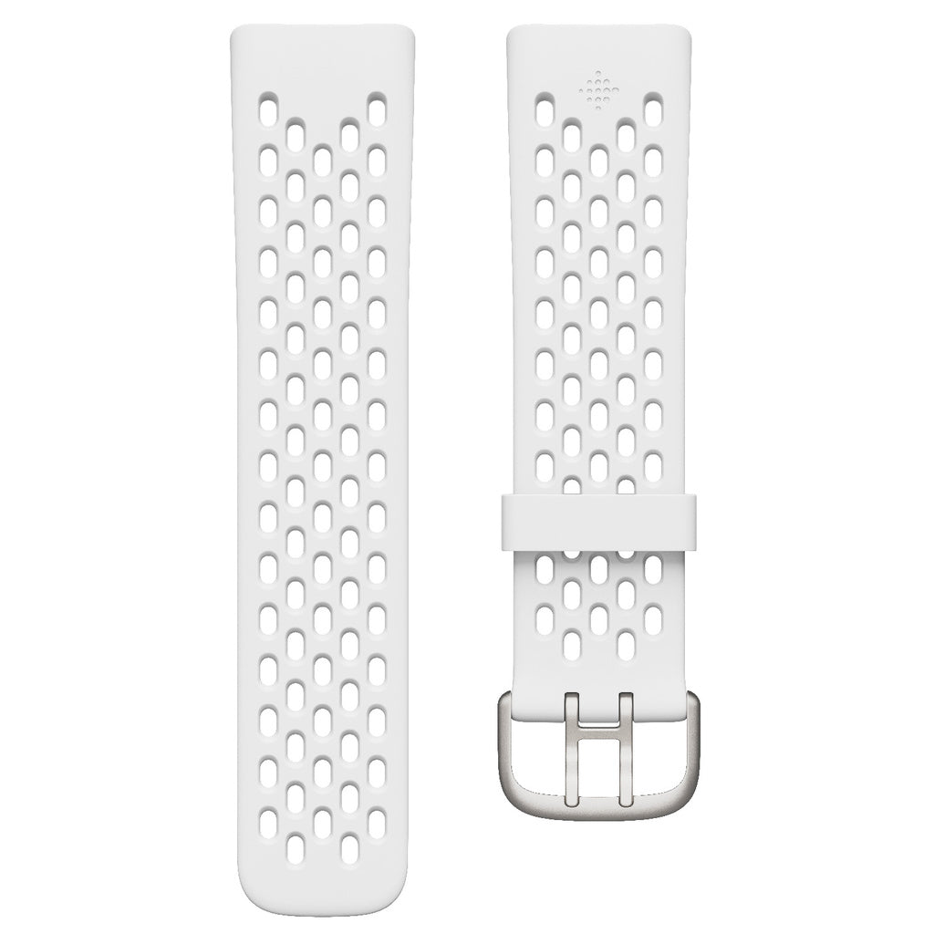 Charge 5/6 Sport Band Frost White (L) Fitbit