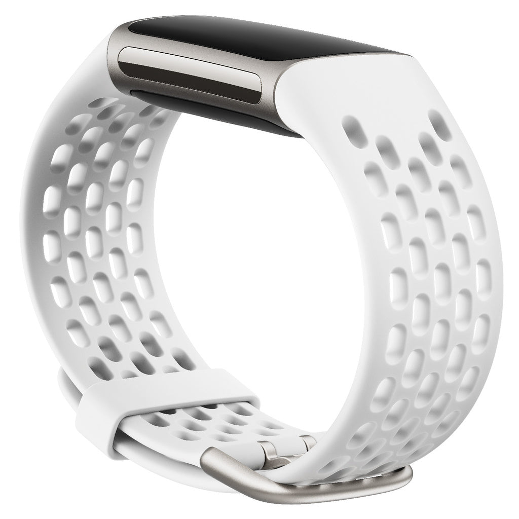Charge 5/6 Sport Band Frost White (L) Fitbit