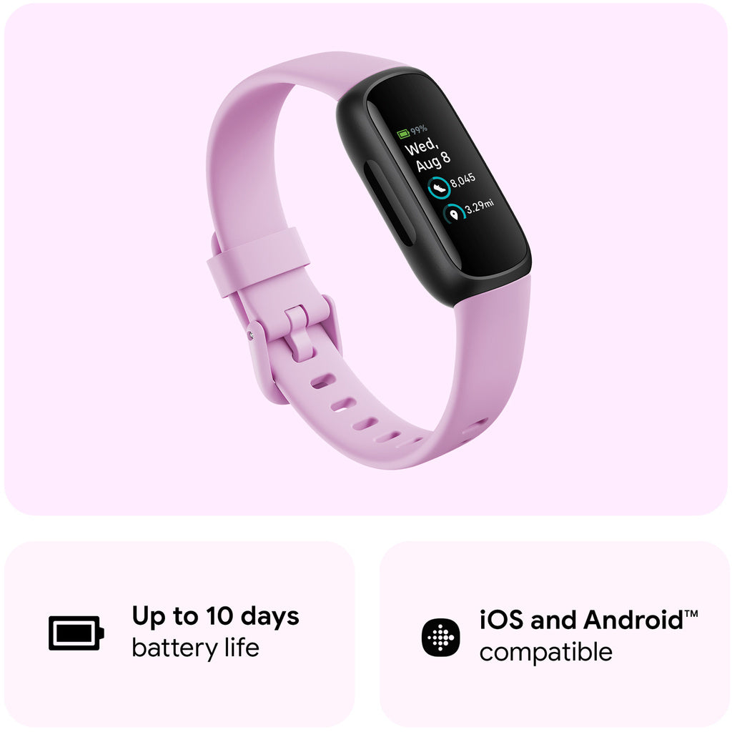 Inspire 3, Black/Lilac Bliss Fitbit