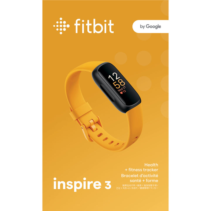 Inspire 3, Black/Morning Glow Fitbit