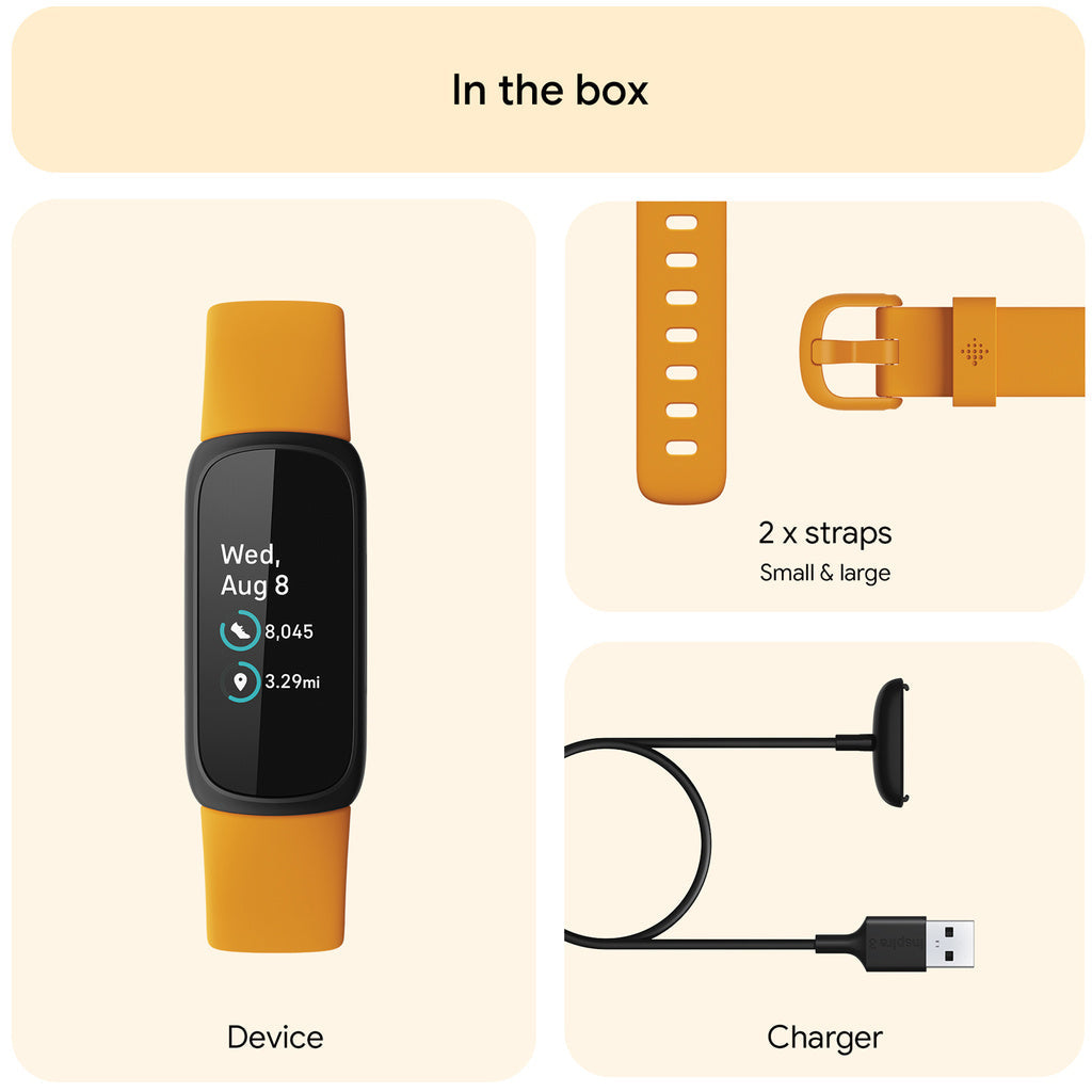 Inspire 3, Black/Morning Glow Fitbit