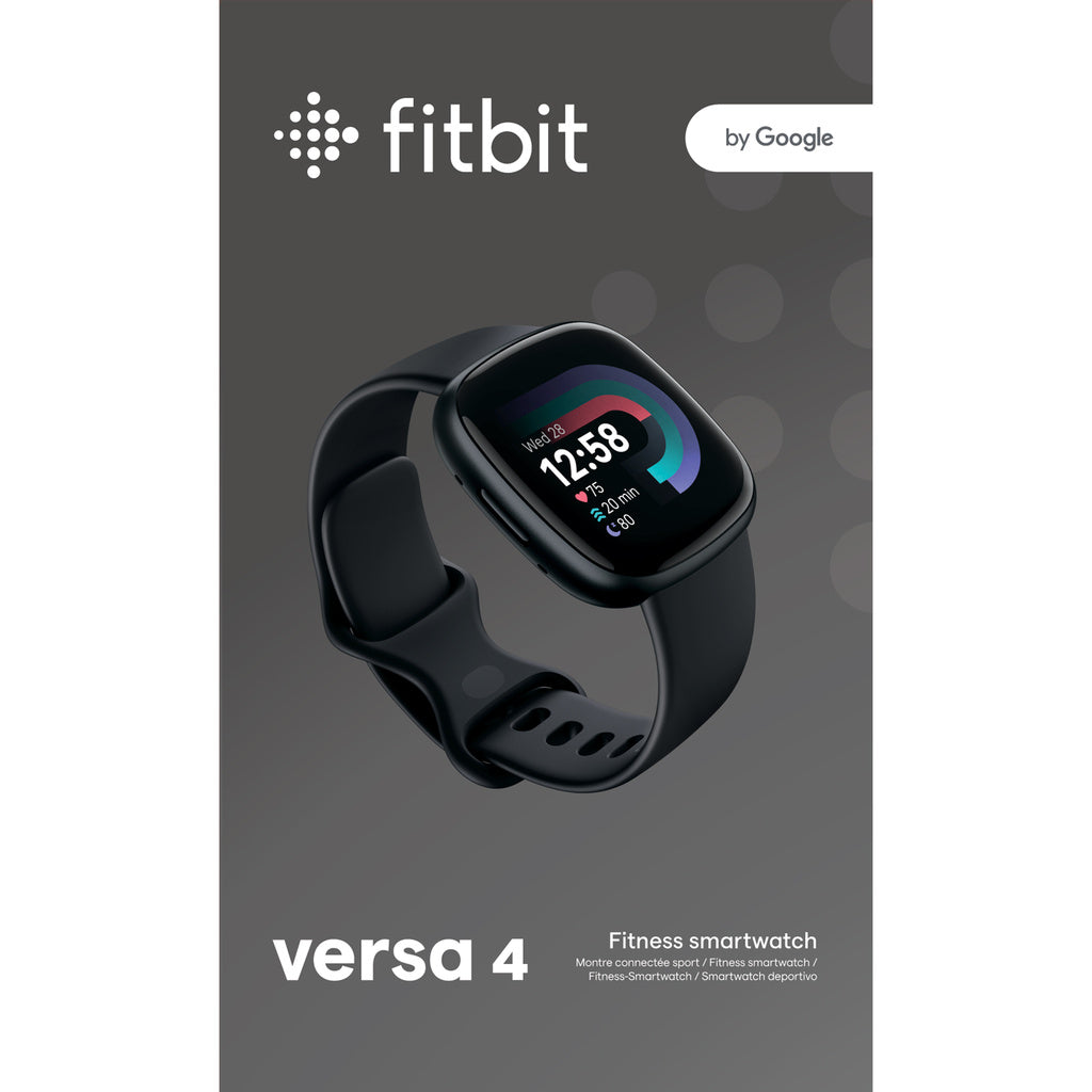Versa 4, Black/Graphite Fitbit