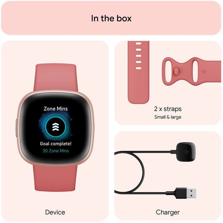Versa 4, Pink Sand/Copper Rose Fitbit