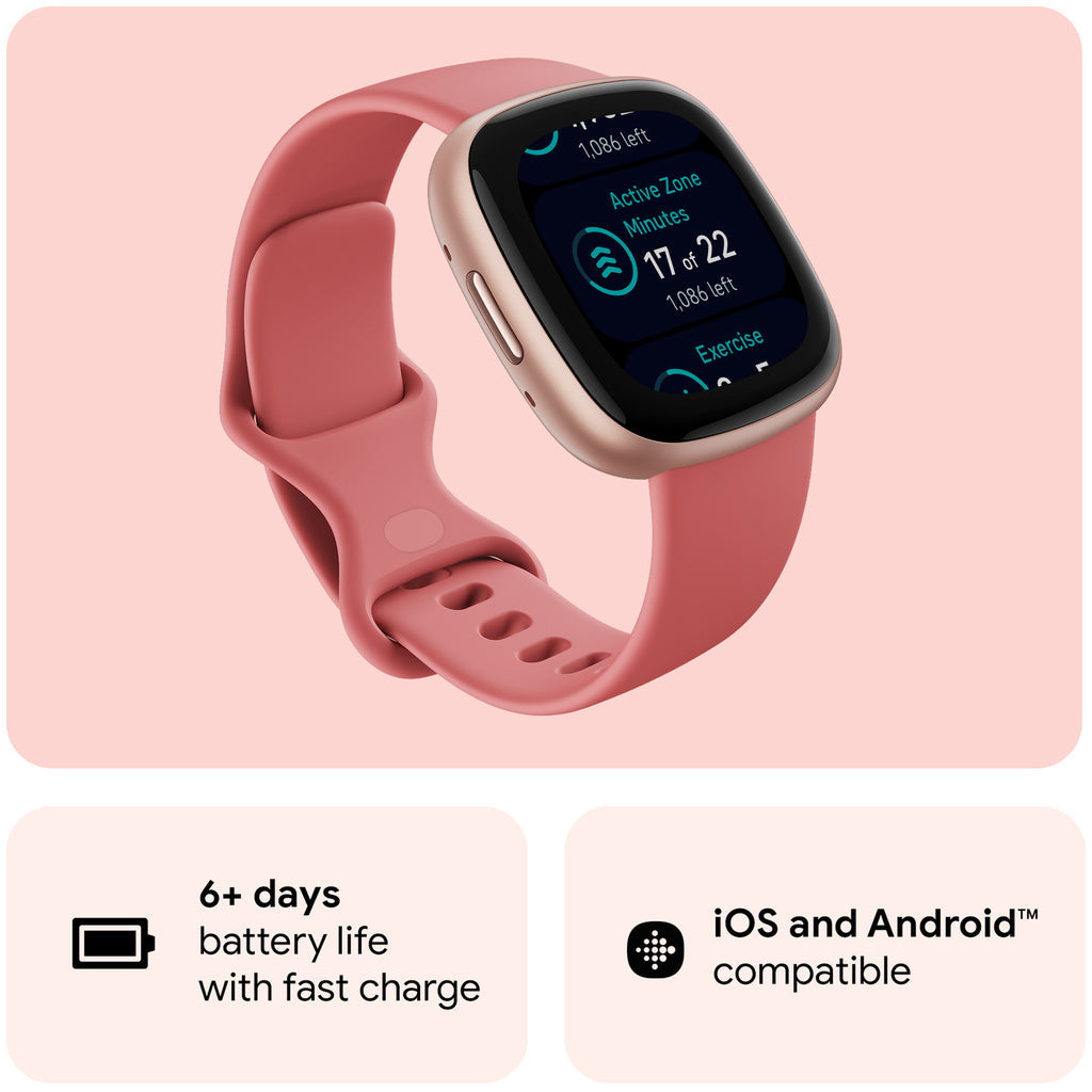 Versa 4, Pink Sand/Copper Rose Fitbit