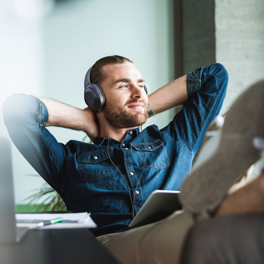 Hörlurar med sladd Over-ear Svart Philips