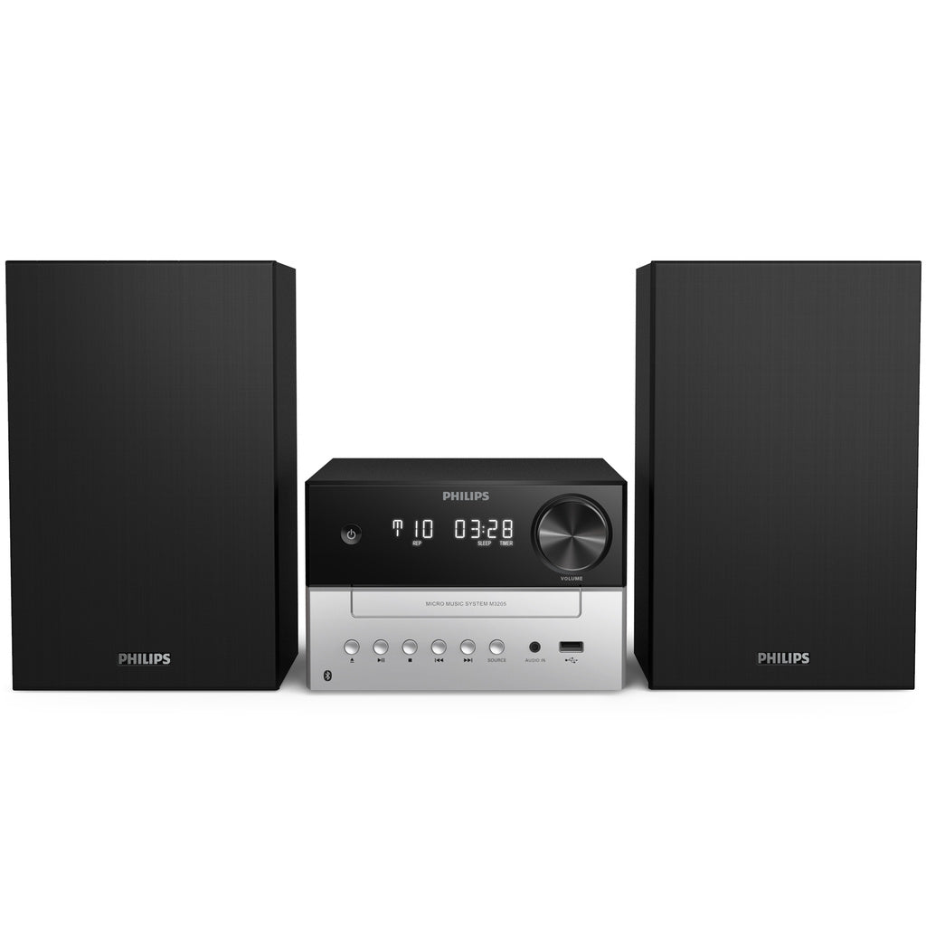 Klassisk mini-stereo CD/Radio/USB/Bluetooth Philips