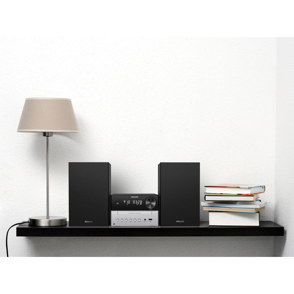 Klassisk mini-stereo CD/Radio/USB/Bluetooth Philips
