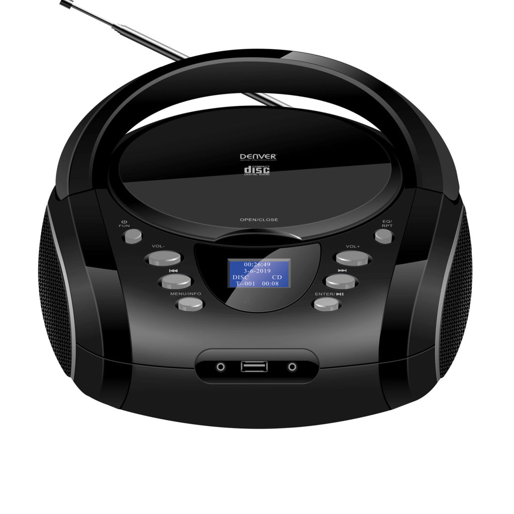 Boombox med CD/FM/DAB+/USB/AUX Denver