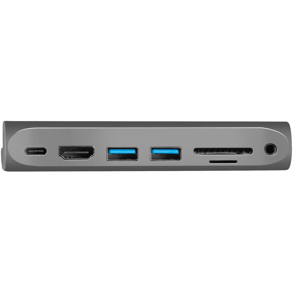 USB-dockningsstation iPad 7-port USB3.2 Alu LogiLink