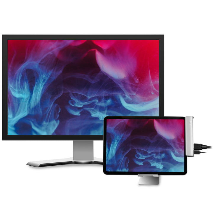 USB-dockningsstation iPad 7-port USB3.2 Alu LogiLink