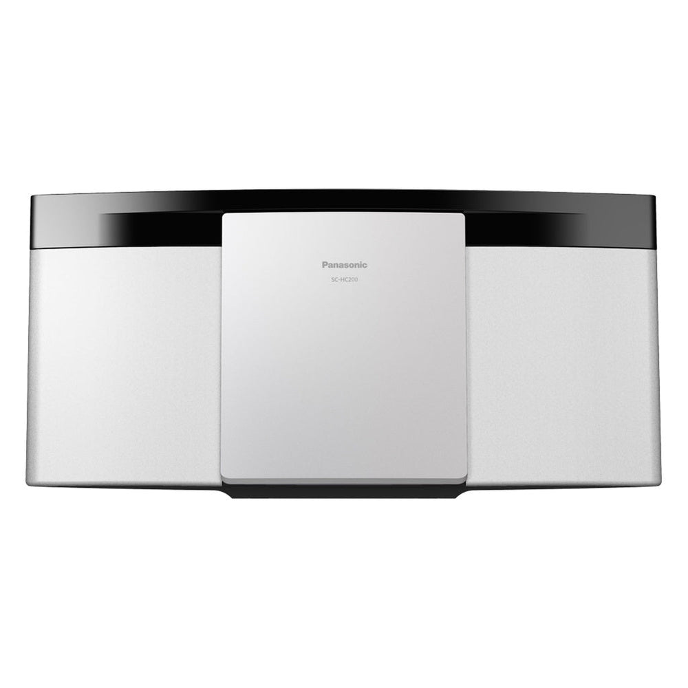 Kompakt vägghängd microstereo vit Panasonic