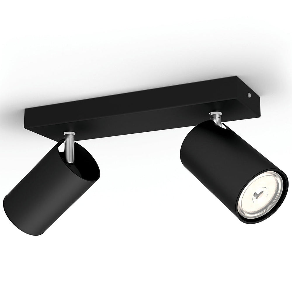 myLiving Kosipo 2 Spot Svart Philips