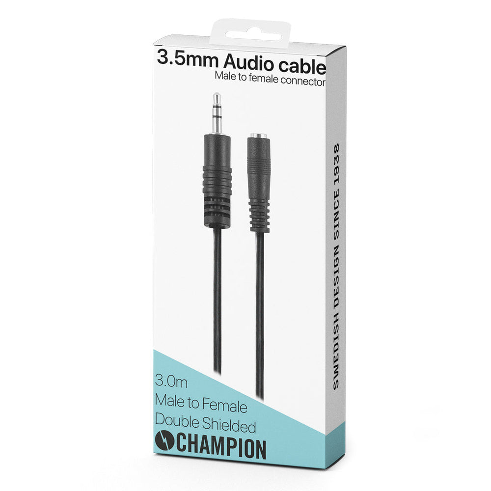 3,5mm - 3,5mm Hane-Hona 3.0m Champion
