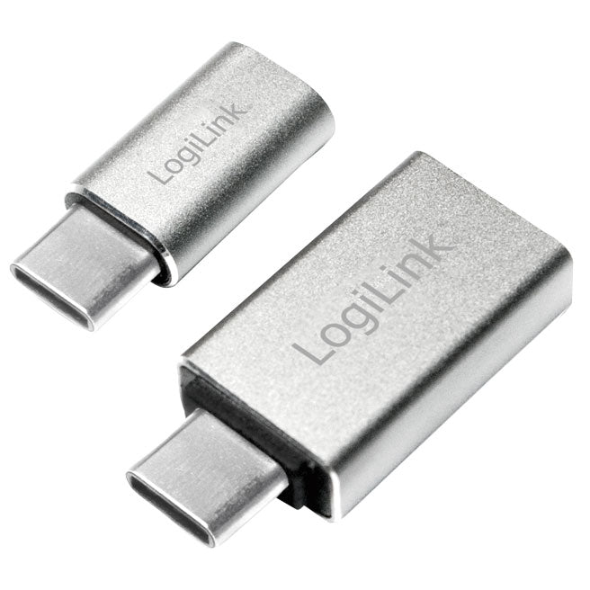 USB-C > USB + USB-C > MicroUSB LogiLink